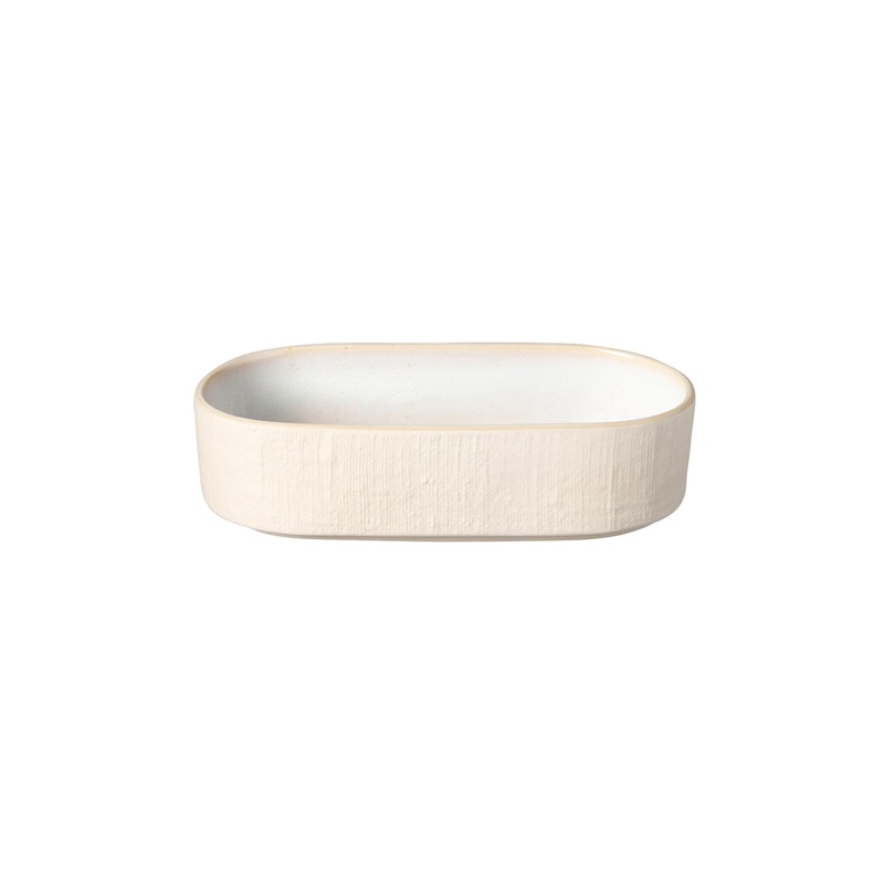 Notos Deep Oval Tray 7″, Dune Path