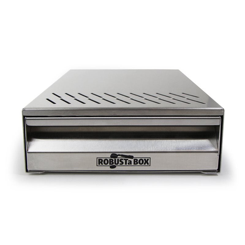 Robusta Box Stainless Steel Under Grinder Knock-Out Drawer – Small