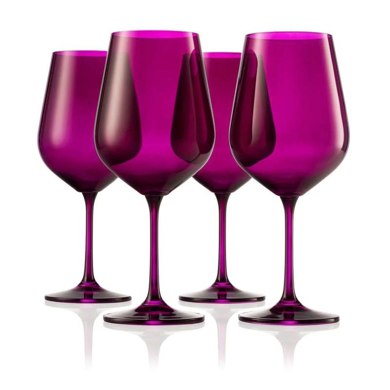 Sheer Amethyst Wine Glass – Set of 4