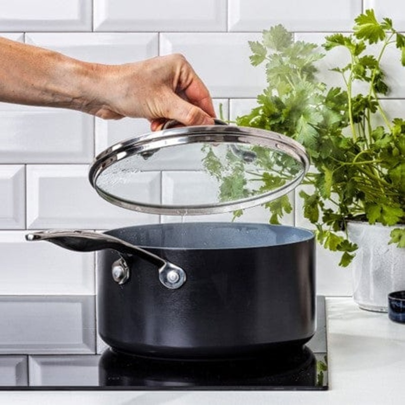 Valencia Pro 2 Quart Sauce Pan & Lid by GreenPan