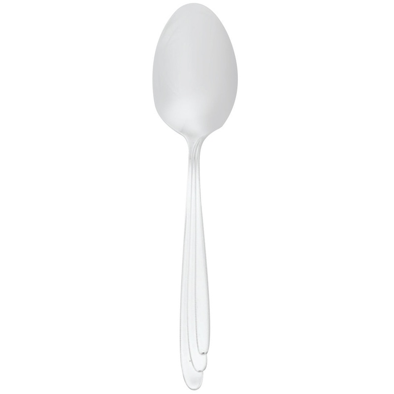 Walco 1907 Continuo 6 15/16″ 18/10 Stainless Steel Extra Heavy Weight Dessert Spoon – 12/Pack