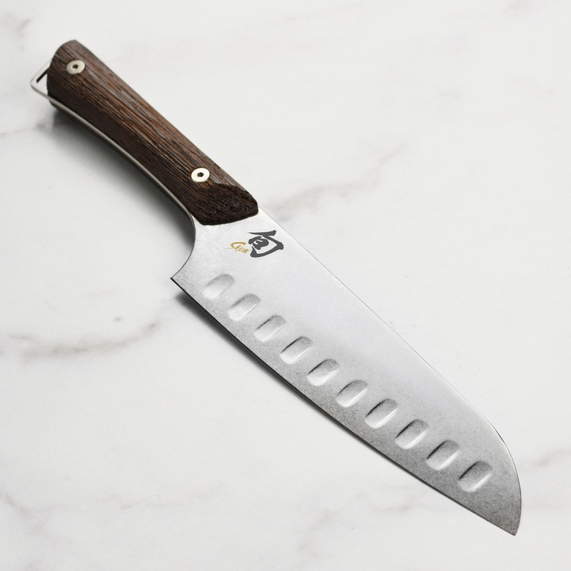 Shun Kanso 7″ Hollow Edge Santoku Knife