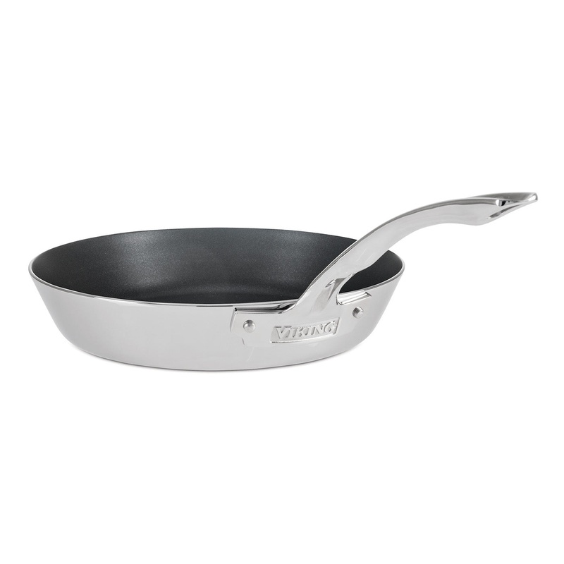 Viking Contemporary 3-Ply Stainless Steel 10″ Eterna Nonstick Fry Pan