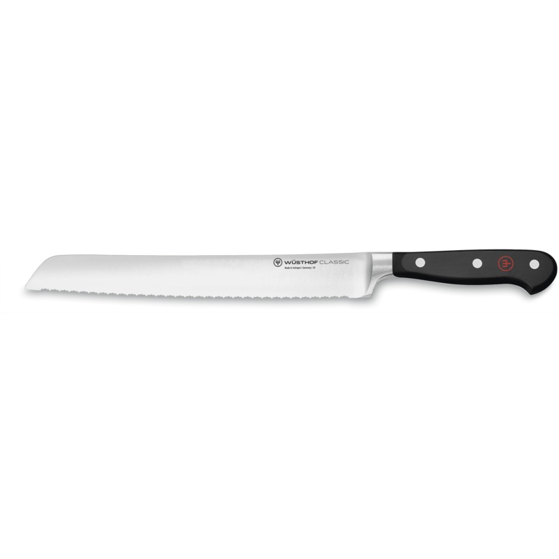 Wsthof Classic Double-Serrated Bread Knife, 9″
