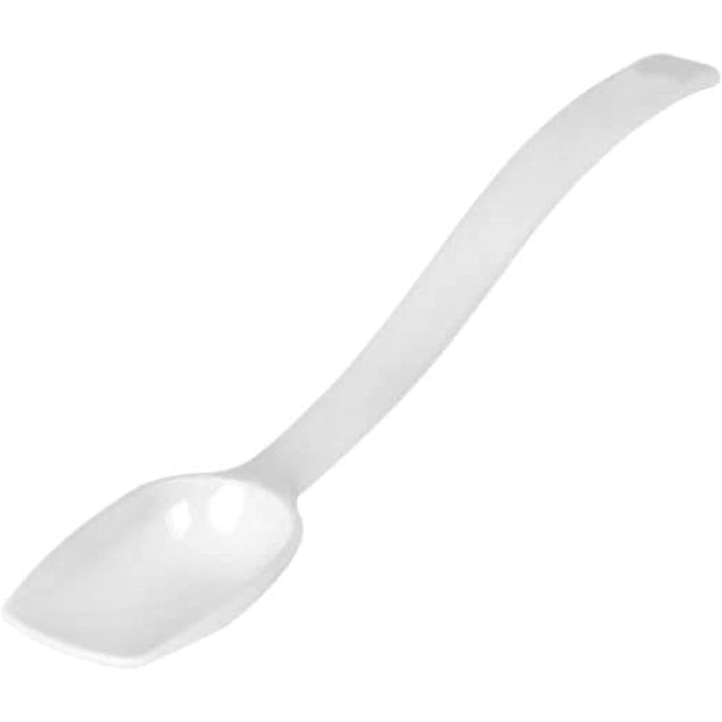 3/4 oz Solid Buffet Serving Spoon 10″ Polycarbonate Set of 12 – Buffet Serving Utensils Scooping Serving Flatware Set for Catering Party Kitchen Banquet Restaurant