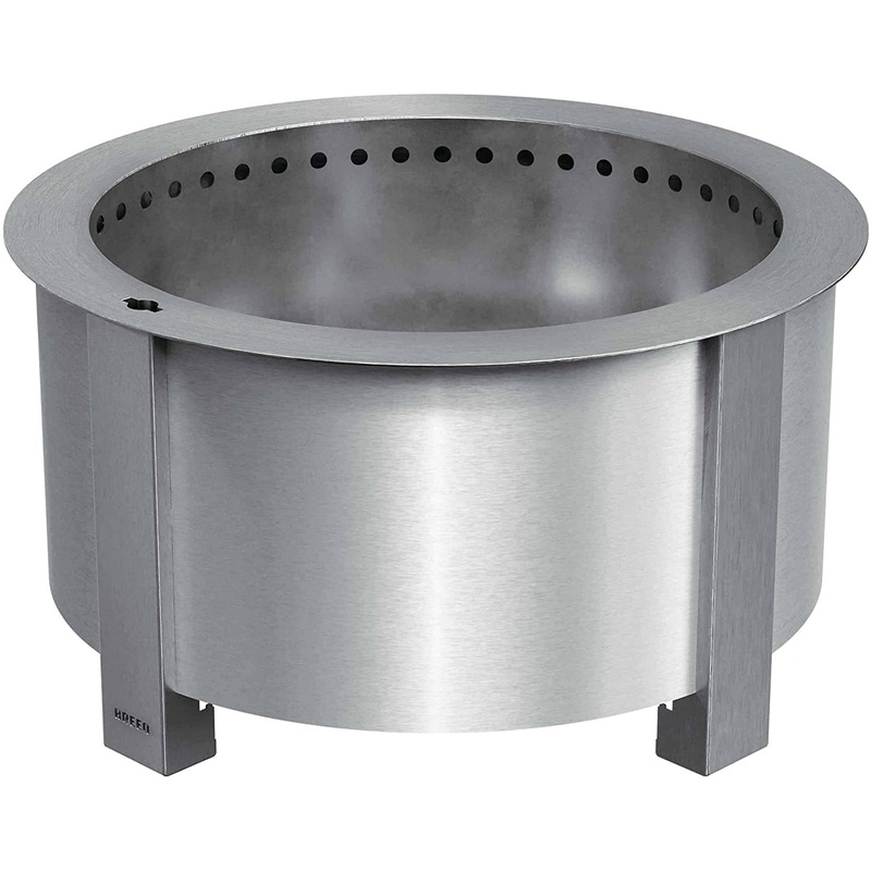 Breeo X Series Smokeless Firepit 24″ – Stainless Steel