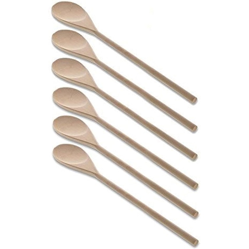 Classic Wooden Cooking Spoon Utensils Birchwood – Wooden Spoon Sets Wood Spoon Nonstick Utensil Comfort Grip Wood Spoons for Mixing Stirring Cooking
