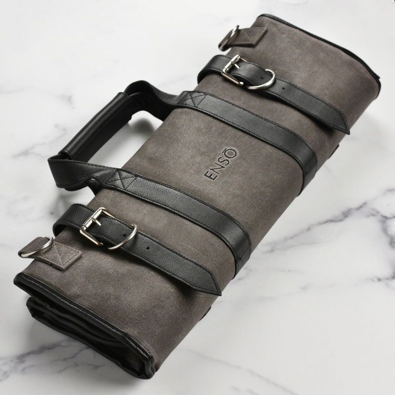 Enso 12 Pocket Oil Waxed Canvas Knife Bag