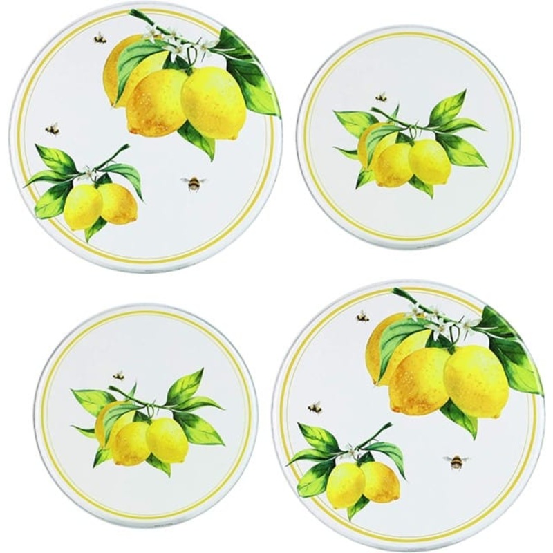 Fresh Lemons Burner Covers by Reston Lloyd