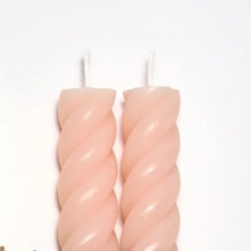 Greentree Rope Tapers Blush 10″