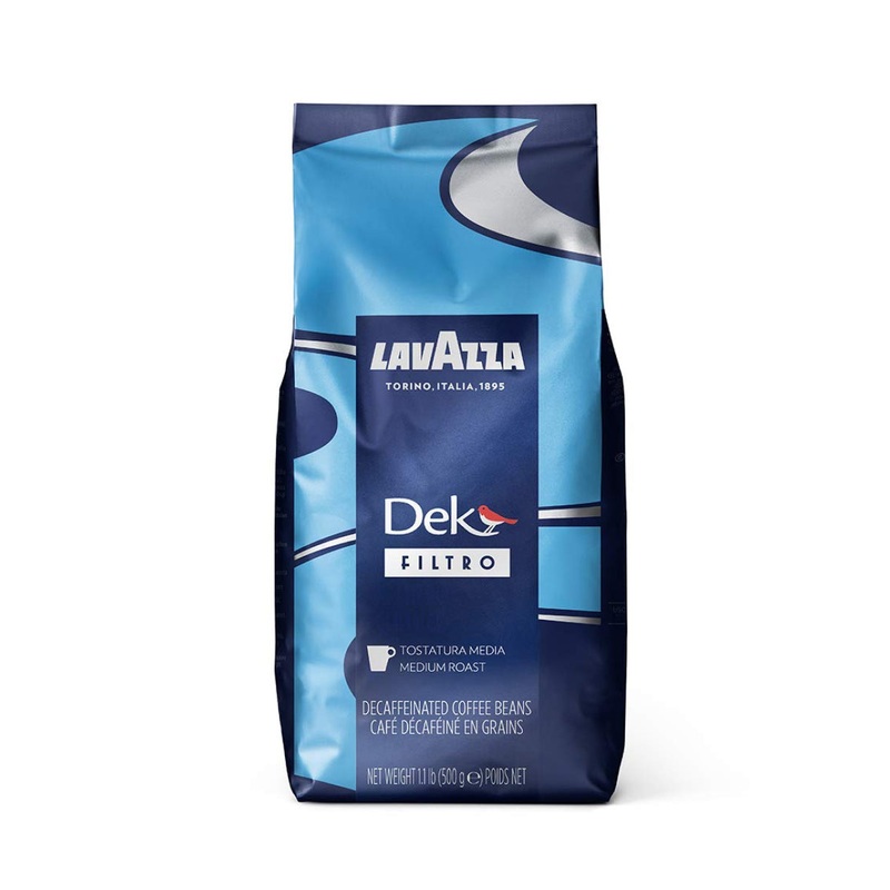 Lavazza Dek Decaf Filter Coffee – Whole Bean – 1.1 Lbs