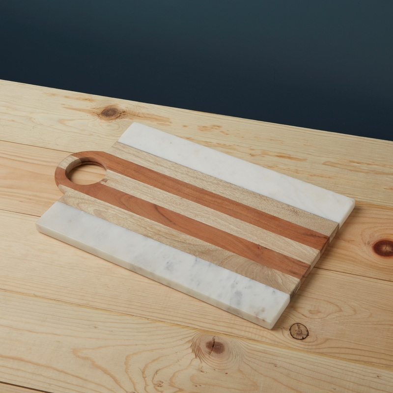 Moa Marble & Wood Rectangle Board