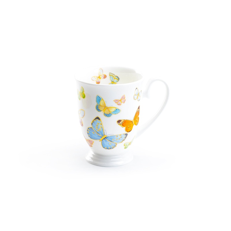 Spring Butterfly Bone China Mug
