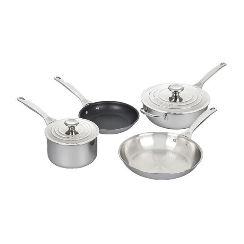 Le Creuset – Signature Stainless Steel 6-Piece Cookware Set