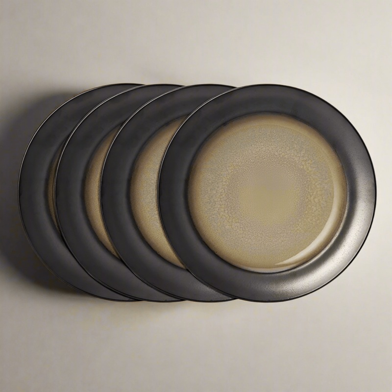 Sandstone Set of 4 Dinner Plates