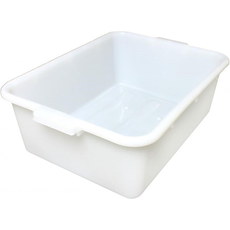 20-1/2″ x 15-1/2″ x 5″ Utility Kitchen Bus Box/Tub/Bin with Handles – Heavy Duty Plastic Restaurant Tub/Dish Washing Box Wash Basin Tub for Kitchen Home Restaurants