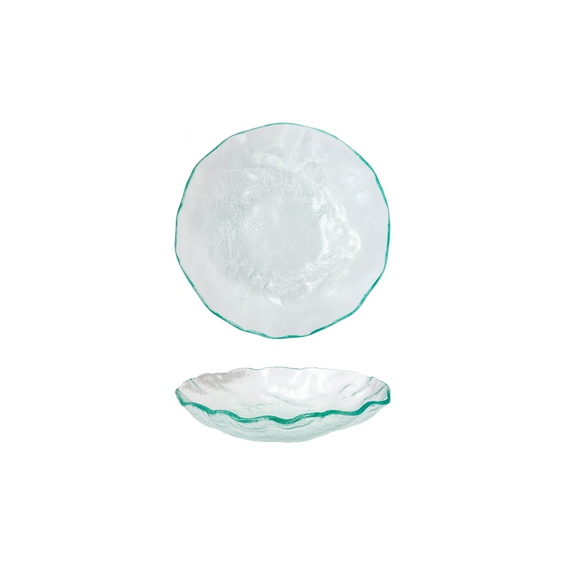 Glass Dinnerware dia.8″ h:2″ 16 oz. Round Clear Glass Bowl (Set of 4)