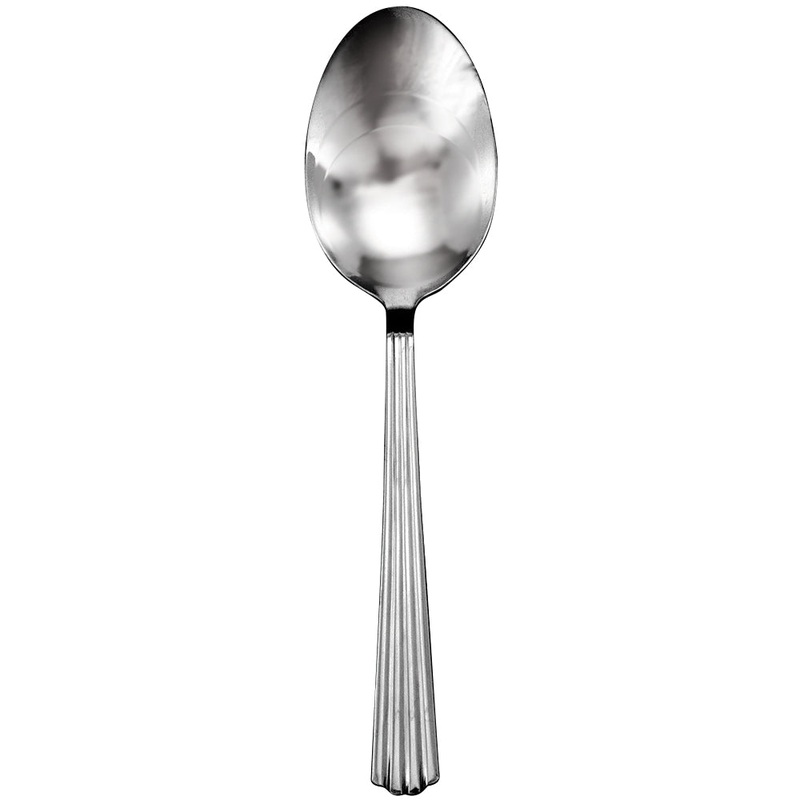 Walco 4903 Hyannis 8″ 18/10 Stainless Steel Extra Heavy Weight Tablespoon / Serving Spoon – 12/Pack