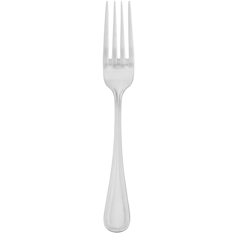 Walco 8105 Napa 7 1/2″ 18/10 Stainless Steel Extra Heavy Weight Dinner Fork – 12/Pack