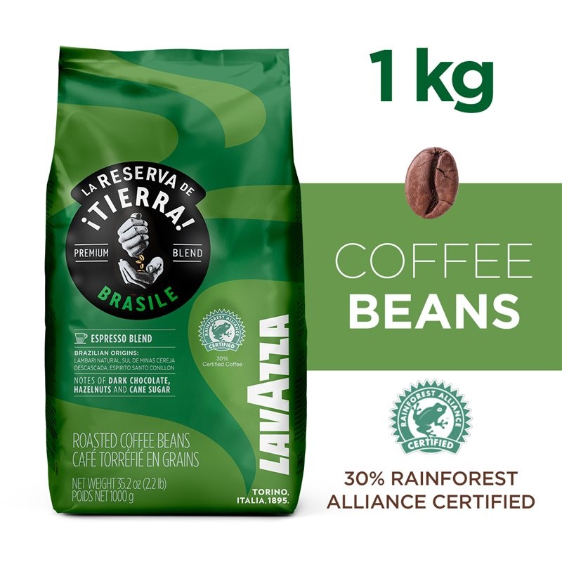 Lavazza La Reserva Tierra Espresso Beans – 1Kg