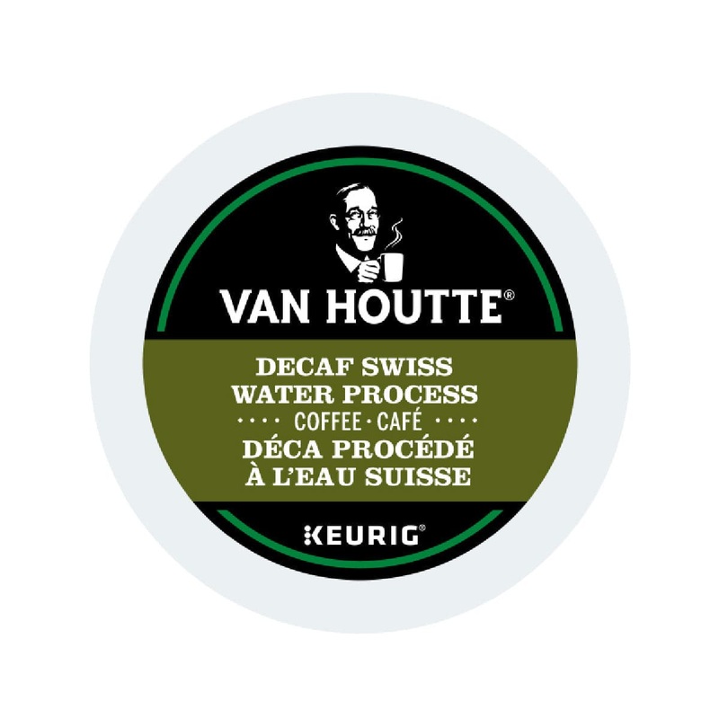 Van Houtte Decaf. Fair Trade Swiss Water Organic K-Cup Recyclable Pods (Box of 24)