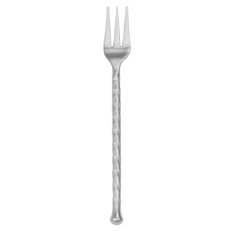 Walco RIP15 Riptide 6 1/4″ 18/10 Stainless Steel Extra Heavy Weight Cocktail Fork – 12/Pack