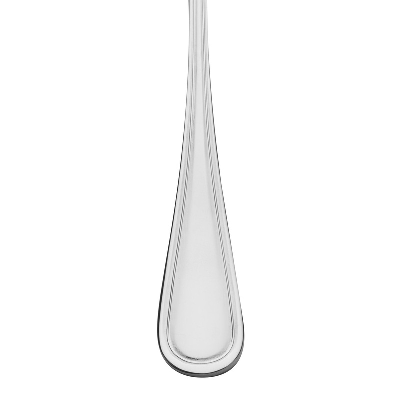 Acopa Edgewood 8 1/8″ 18/0 Stainless Steel Heavy Weight European Table Fork – 12/Pack