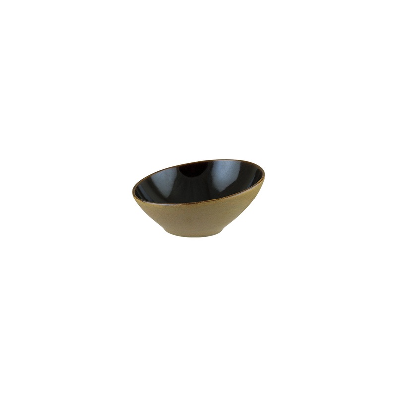 Sphere Earth dia.7.25″ h:3.25″ 15 oz. Round Black Porcelain Bowl