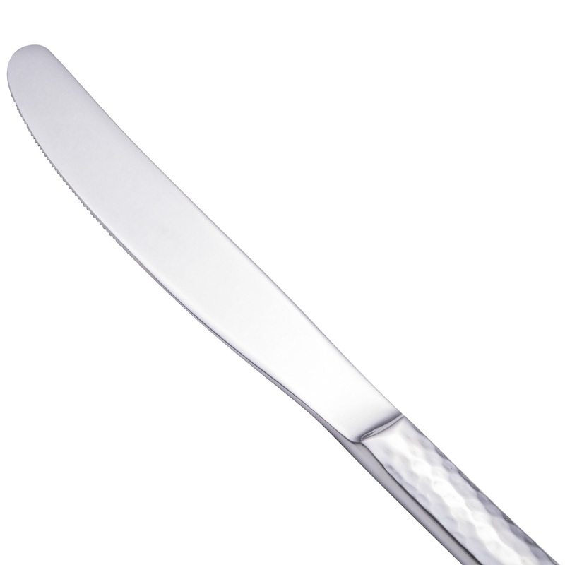 Walco 63451 Ironstone 9 3/4″ 18/10 Stainless Steel Extra Heavy Weight European Dinner Knife – 12/Pack