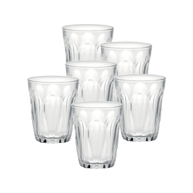 Duralex Provence 3-1/8 oz. Glass Tumbler, Set of 6, Clear