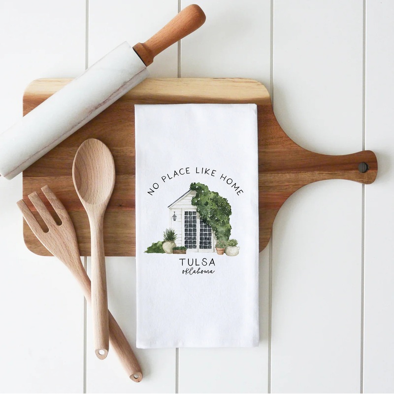 Porter Lane Home Spring Home Location Tea Towel