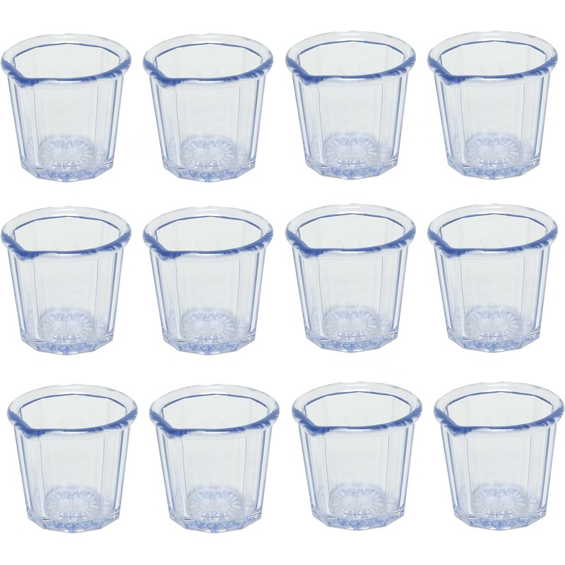 Set of 12 Syrup Pitcher 2 oz Plastic Clear Color – Syrup Dispenser Maple Syrup Honey Pancake Syrup Dispenser for Home Restaurants and Cafe