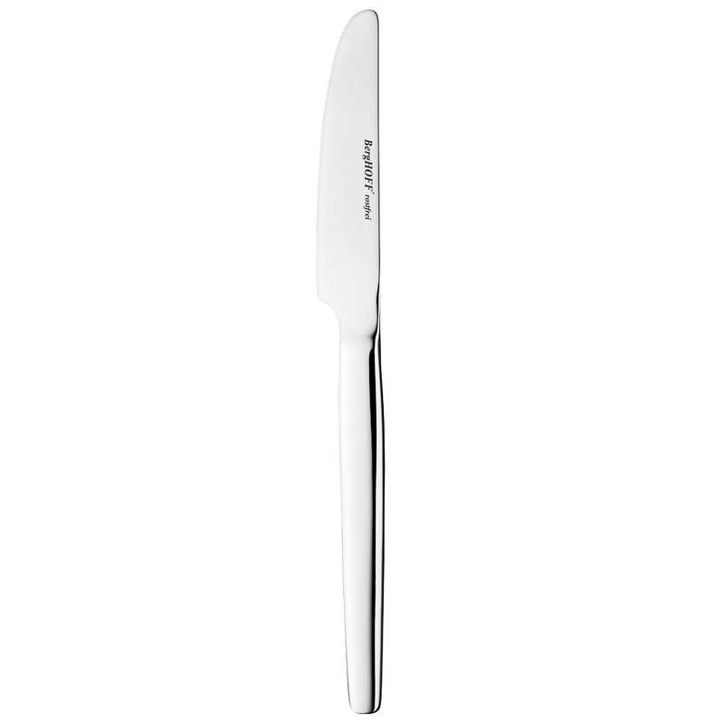 BergHOFF Essentials 12Pc Stainless Steel Flatware Set, Dinner Knives, Quadro, 8.25″