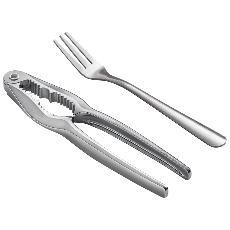 Choice Cocktail / Oyster Fork and Lobster Cracker Seafood Utensils 16-Piece Set