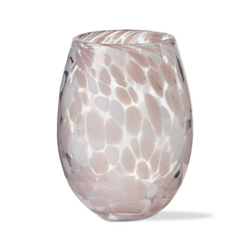 Confetti Stemless Wine Glass – Lavender