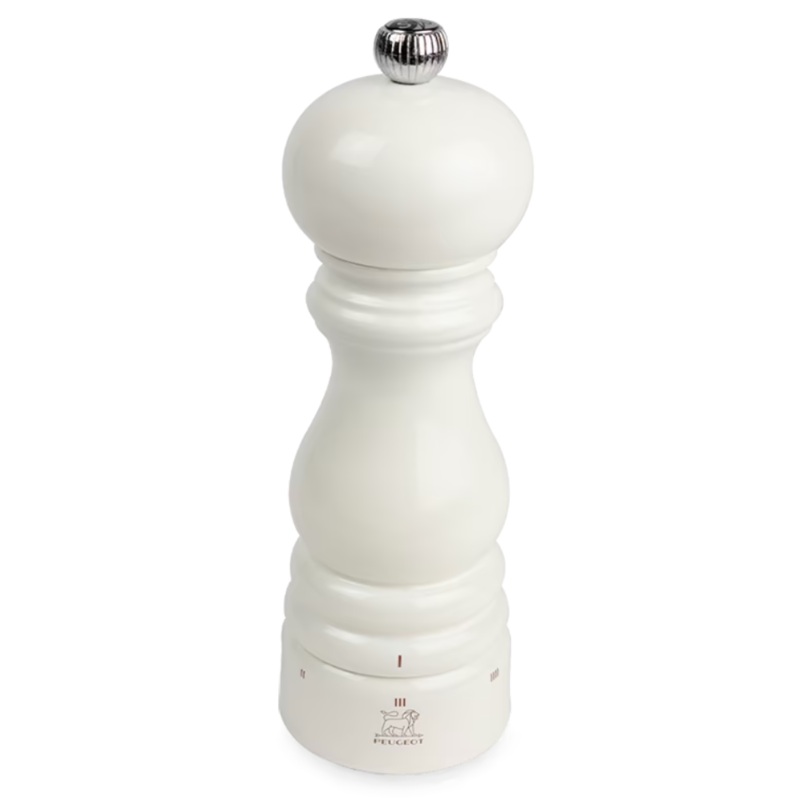 Peugeot Paris u’Select Salt Mill White Lacquer Finish 7″