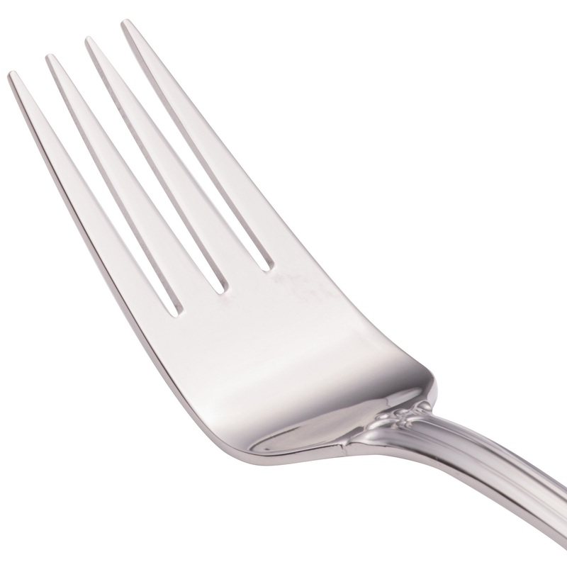 Walco 9517 Sentry 8 1/2″ 18/10 Stainless Steel Extra Heavy Weight Cold Meat Fork – 12/Pack