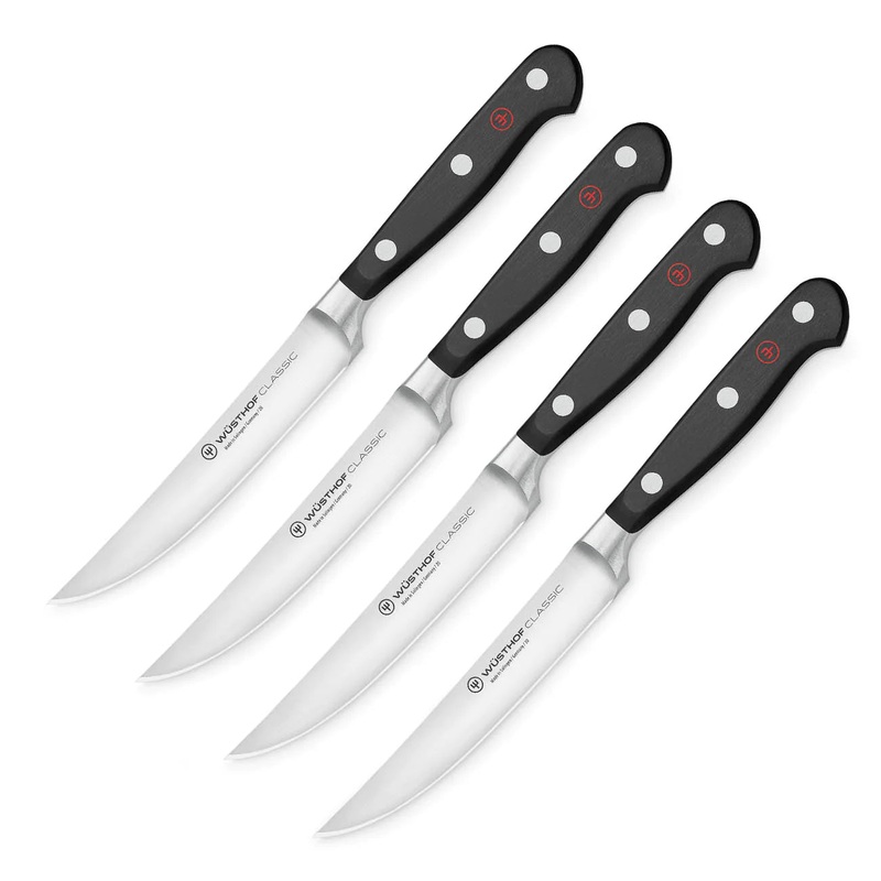 Wusthof 4.5″ Classic Steak Knives – 4-Piece Set
