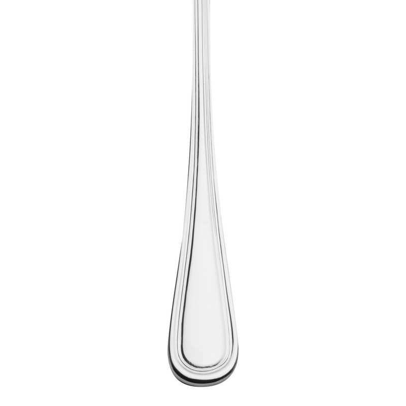 Acopa Edgeworth 7 1/8″ 18/8 Stainless Steel Extra Heavy Weight Iced Tea Spoon – 12/Pack