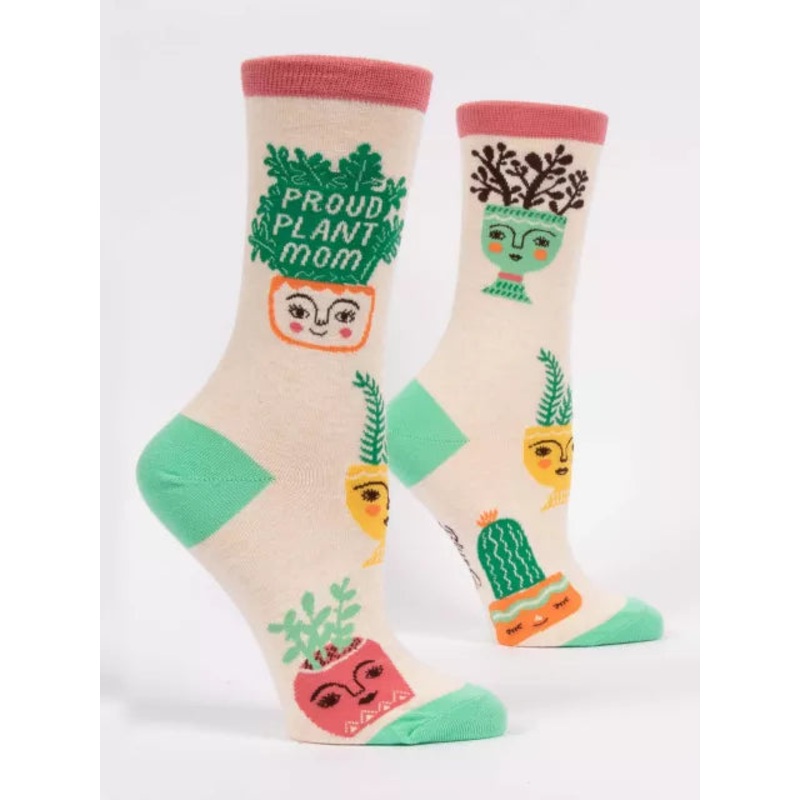 Blue Q Women’s Crew Socks – Proud Plant Mom