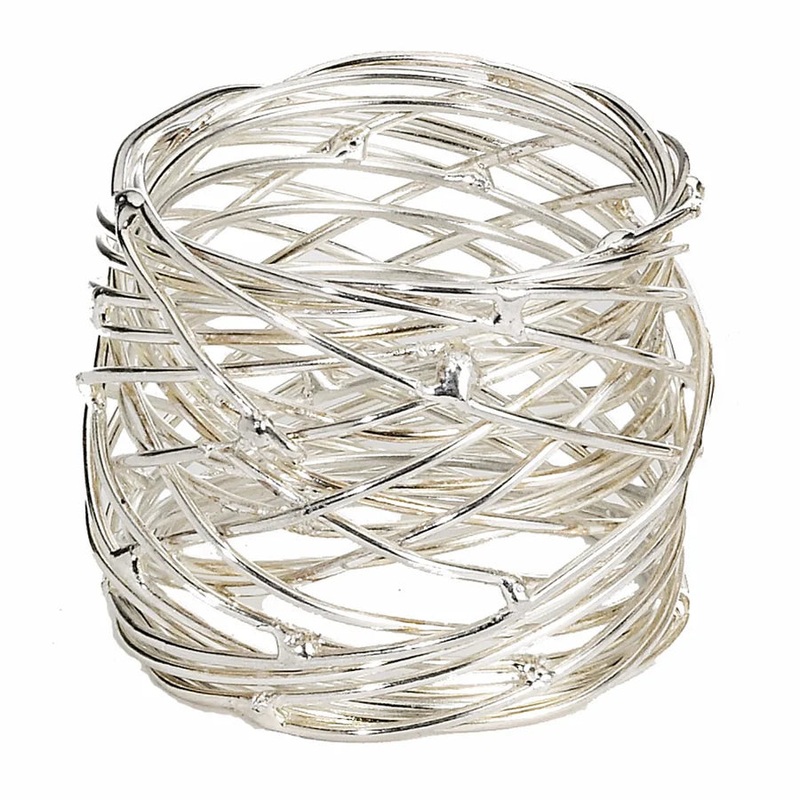 Bodrum Tara Nickel Napkin Ring