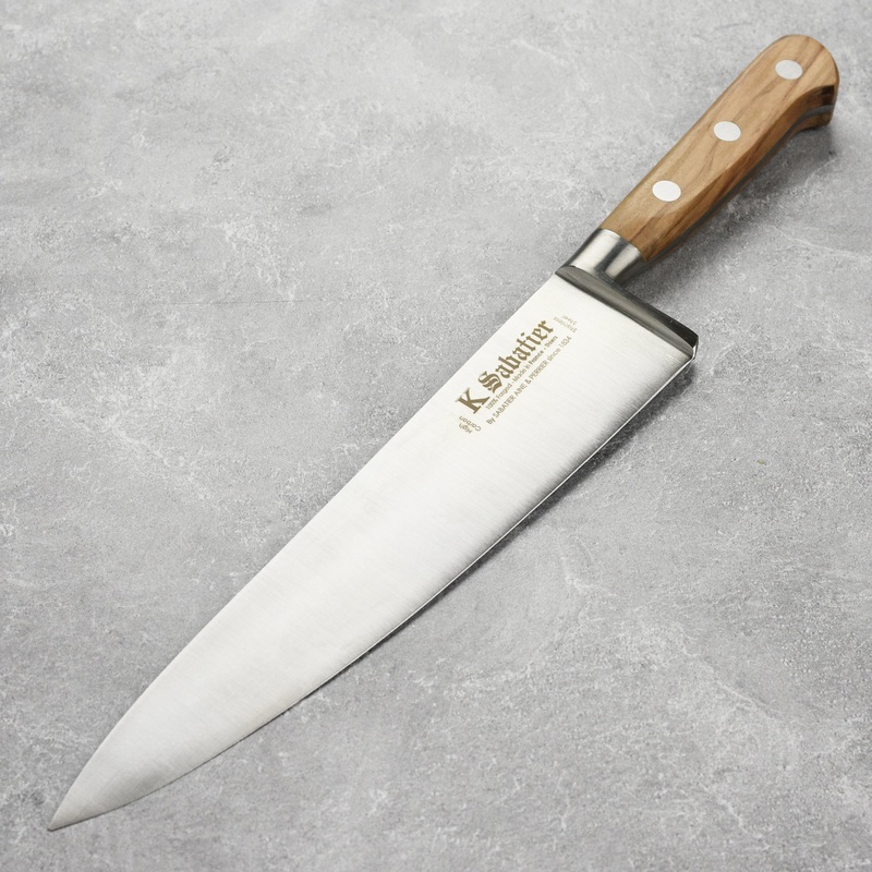 K Sabatier Olive Wood 10″ Chef’s Knife