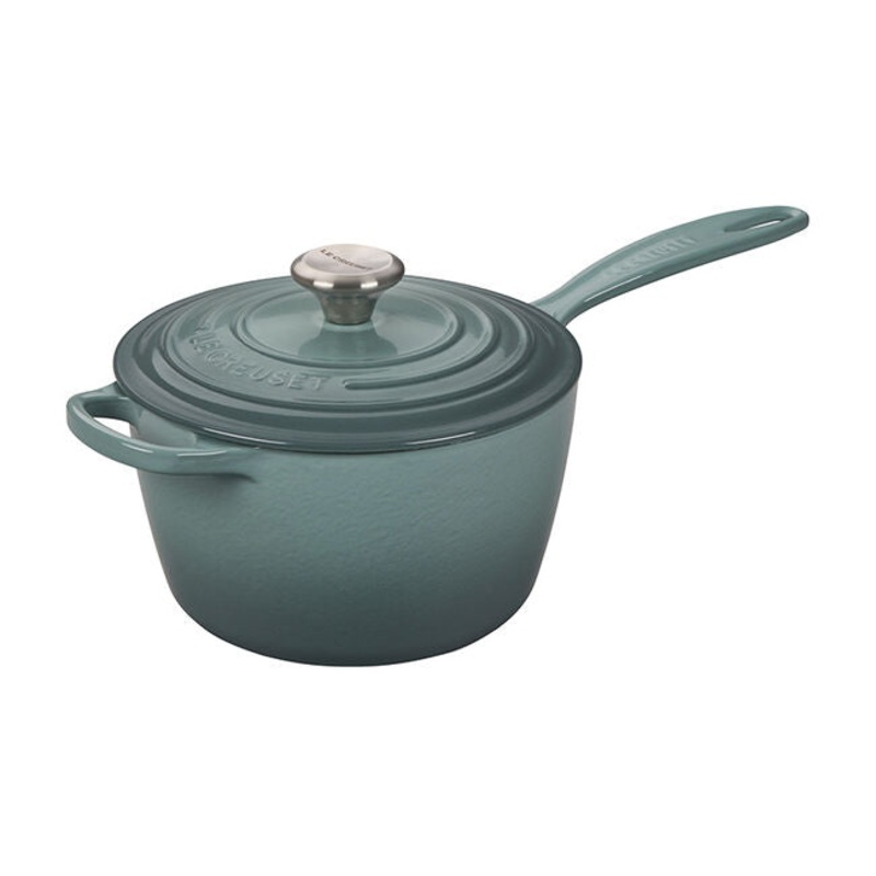 Le Creuset Signature Saucepan Sea Salt 2.25 qt