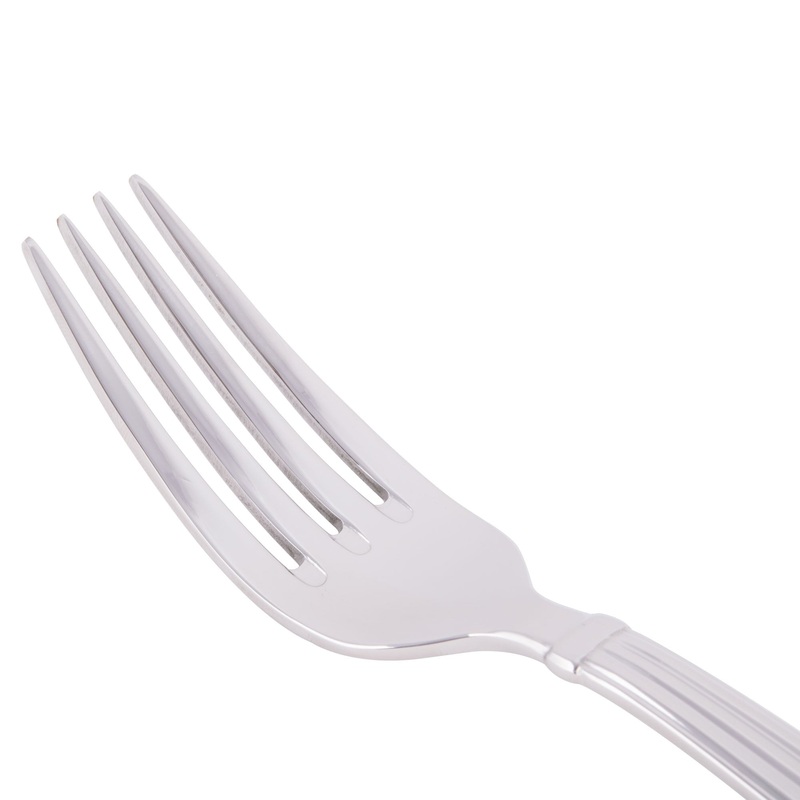 World Tableware 983 027 Aegean 7 7/8″ 18/8 Stainless Steel Extra Heavy Weight Dinner Fork – 12/Pack