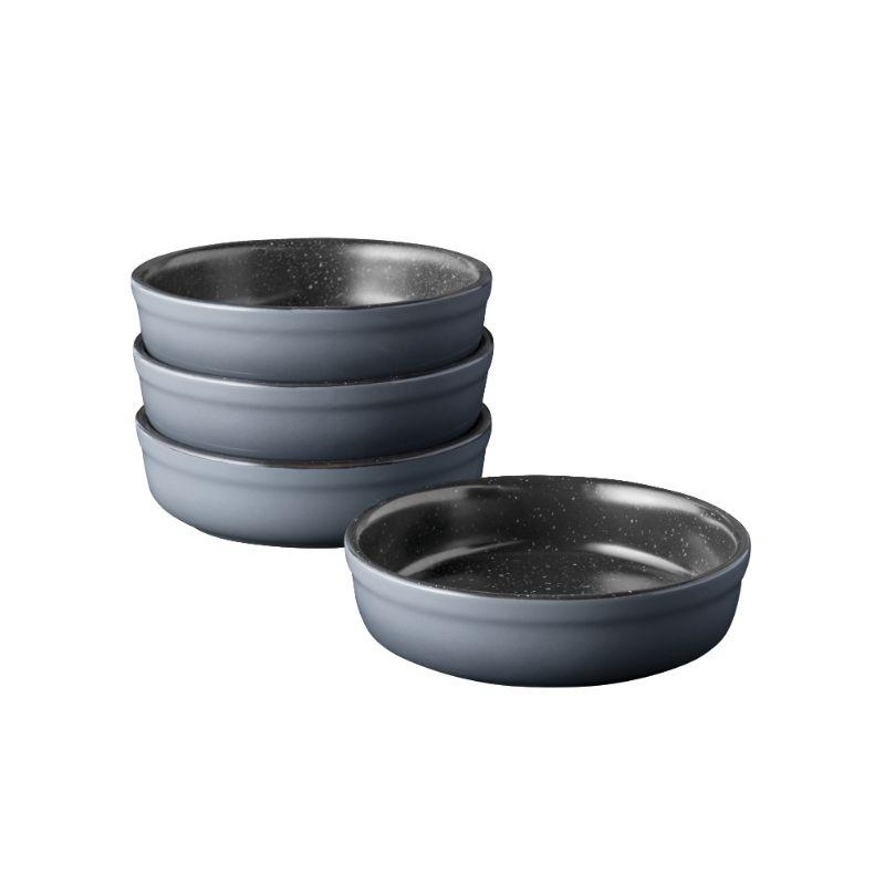 BergHOFF GEM 5″ Stoneware Creme Brulee Set 0.26 Qt, Set of 4