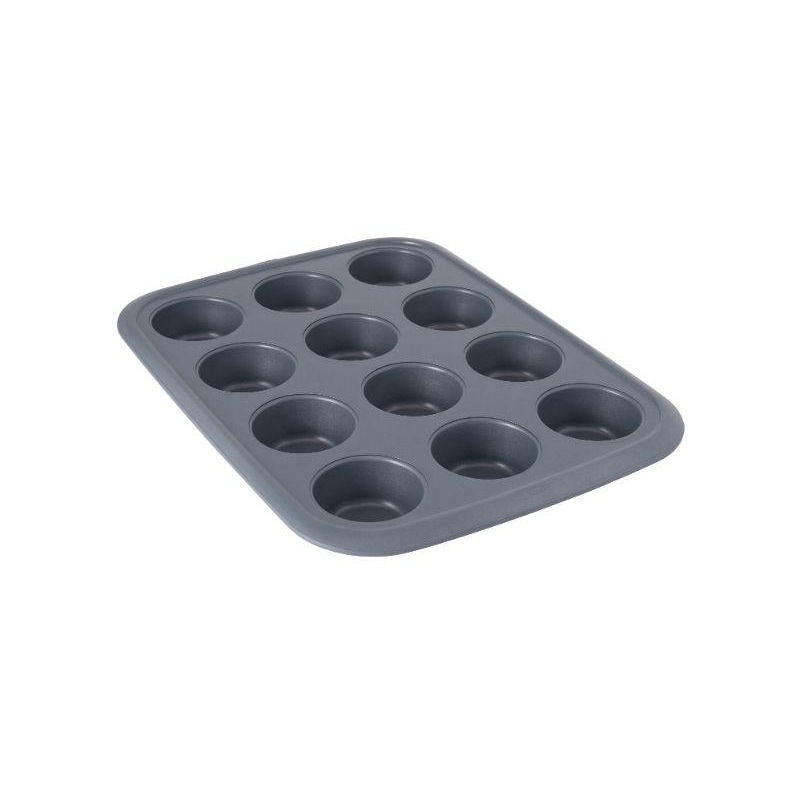 BergHOFF GEM Nonstick Carbon Steel 12-Cup Muffin Pan, Rectangular
