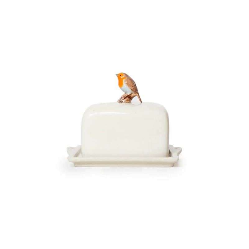 Quail Ceramics Robin Butter Dish