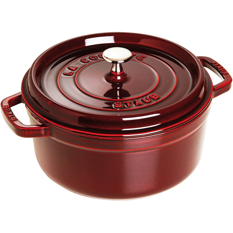 Staub 5.5 Qt Round Cocotte – Grenadine