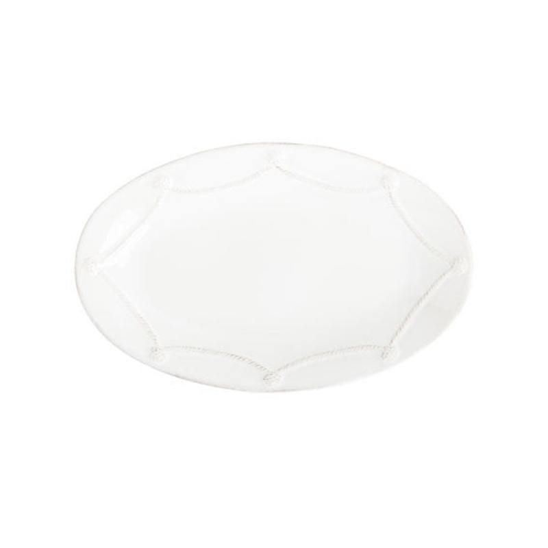 Juliska Berry & Thread Medium Oval Platter – White