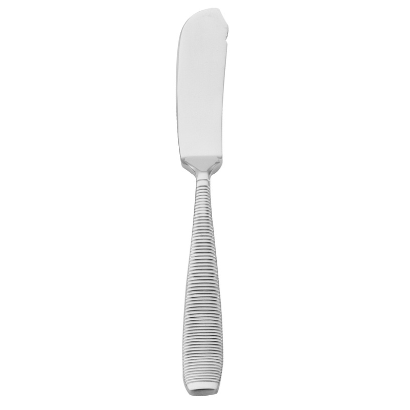 Walco MAS11 Mastaba 7″ 18/10 Stainless Steel Extra Heavy Weight Butter Knife – 12/Pack